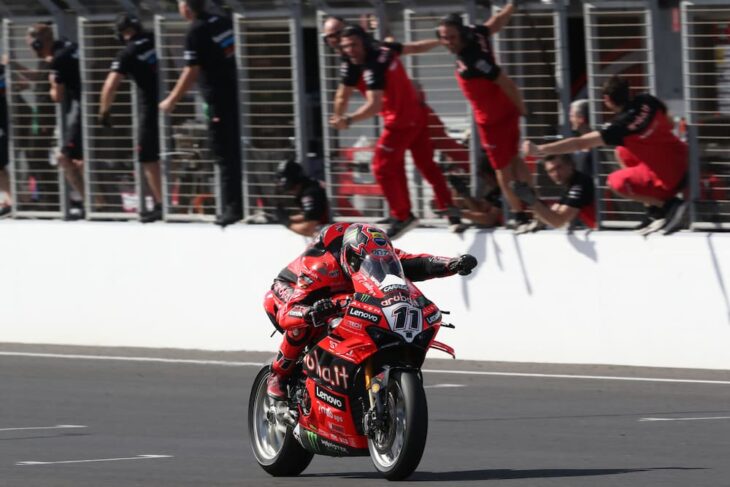 2025 Australian WorldSBK Results Bulega wins race one