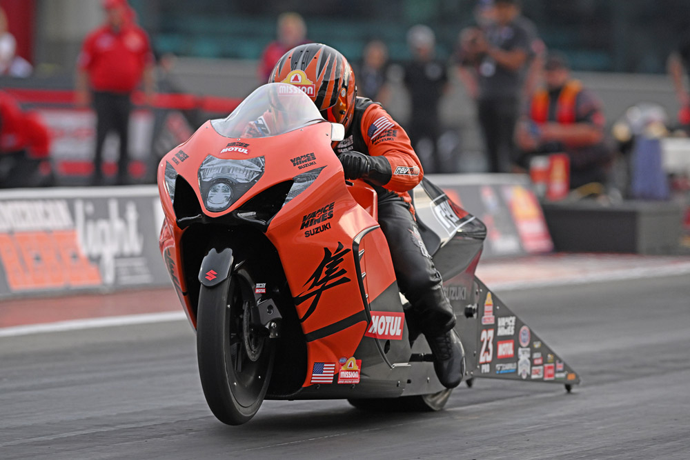 Richard Gadson at 2025 NHRA Round 2